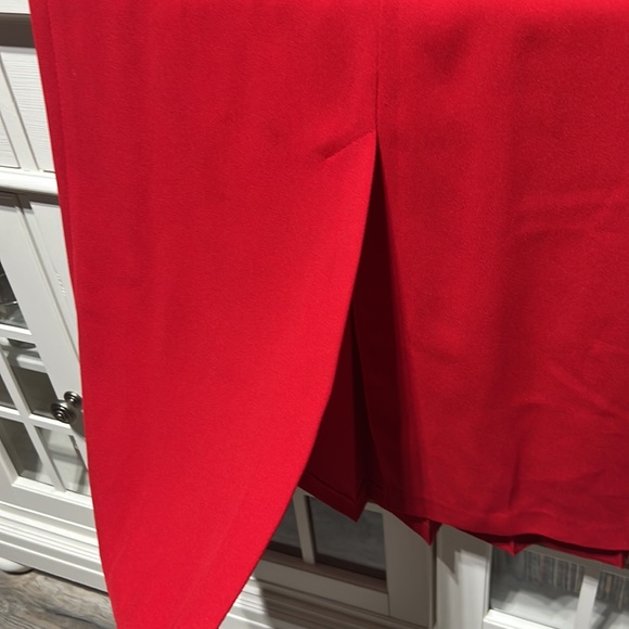 Vintage | size 8 | Red | Cynthia Howie | Pleated | A-line skirt - Picture 8 of 16